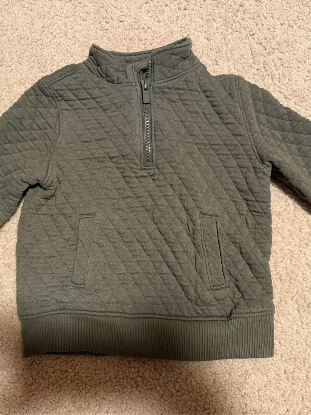 Old Navy toddler boy sweatshirt quarter zip